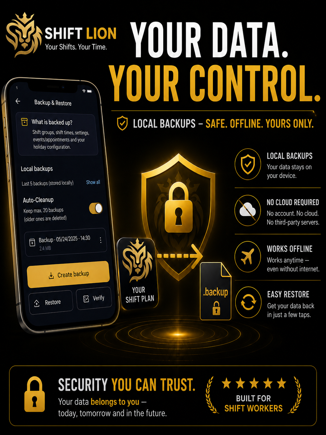 Shift Lion backup