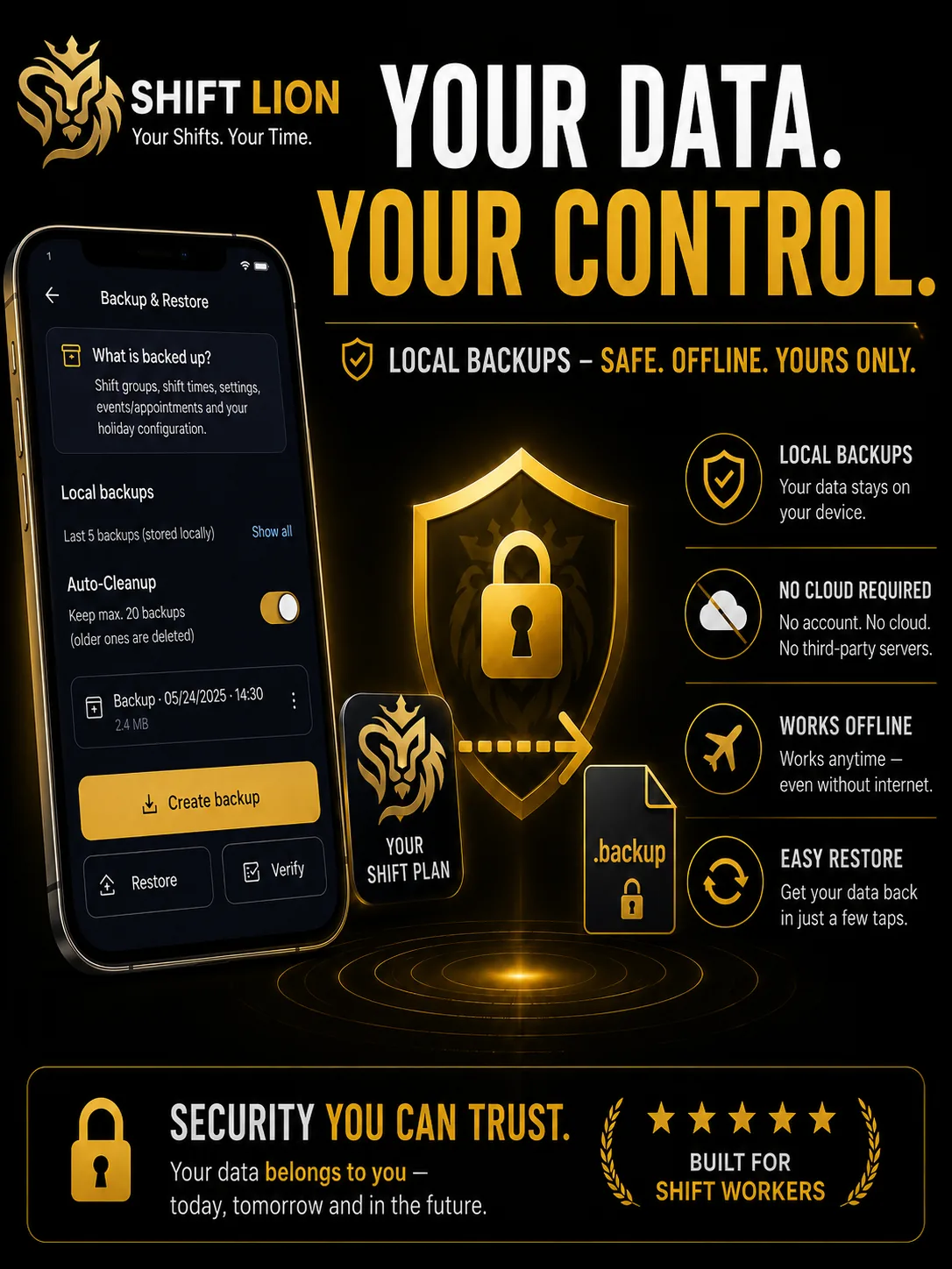 Shift Lion backup